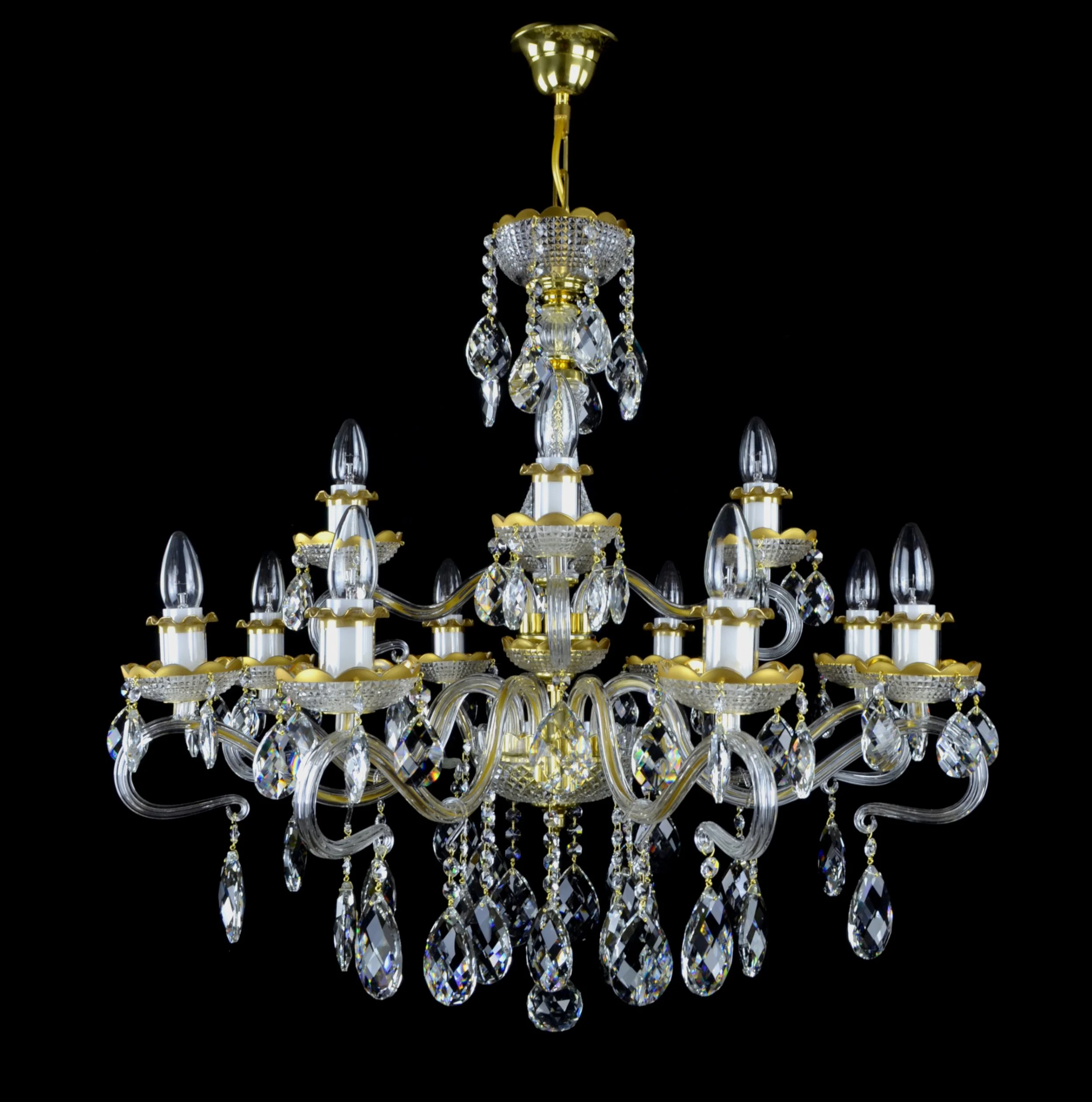 Daisy crystal chandelier — WRANOVSKY - Bohemian Crystal